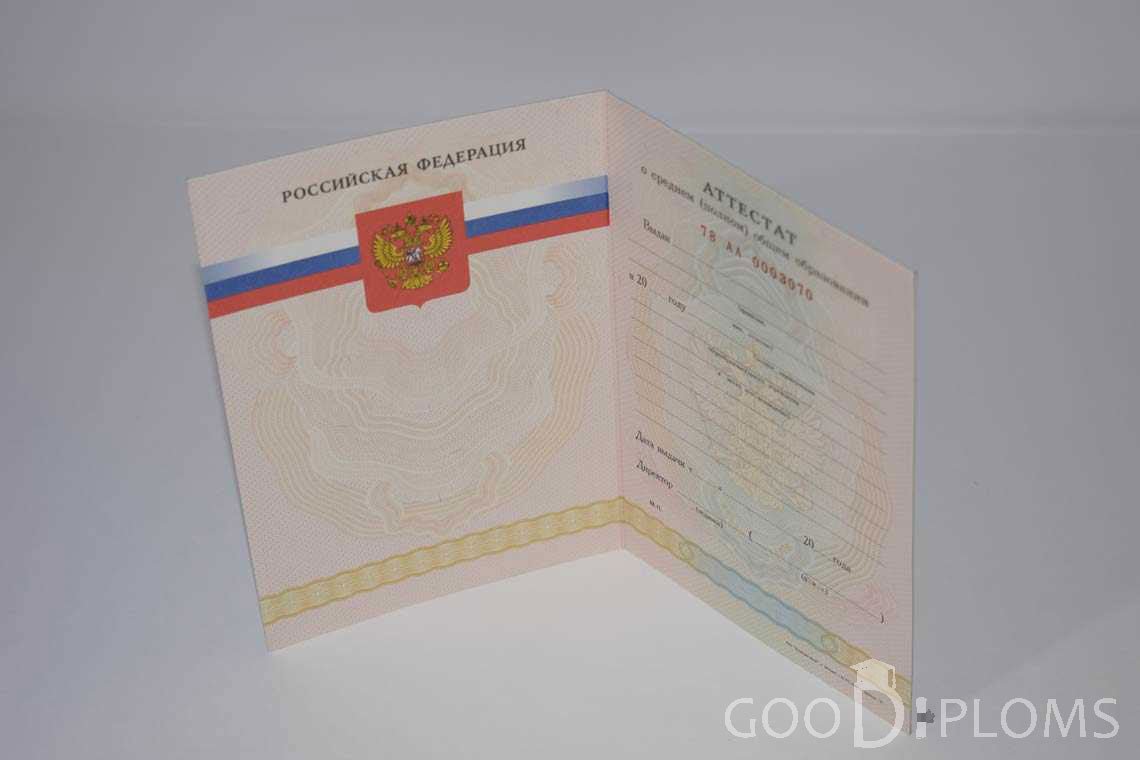 Аттестат За 11 Класс период выдачи 2008-2009 -  Ижевск