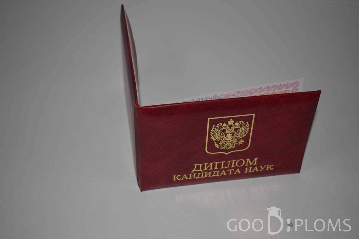 Диплом Кандидата Наук - Обратная Сторона период выдачи 2013-2016 -  Ижевск