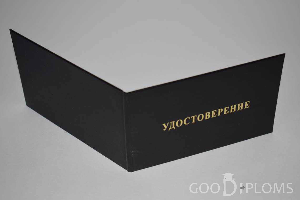 Удостоверение Интернатуры - Обратная Сторона период выдачи 1991-2006 -  Ижевск