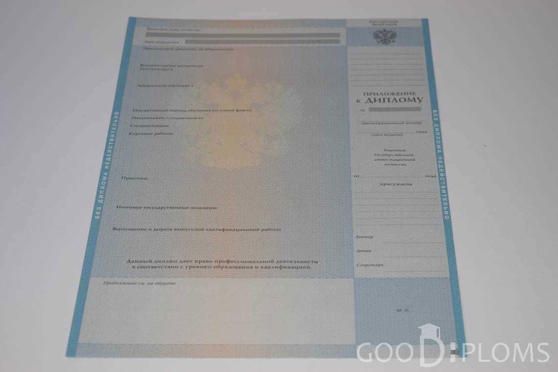 Приложение к Диплому о Высшем Образовании с Отличием - Ижевск